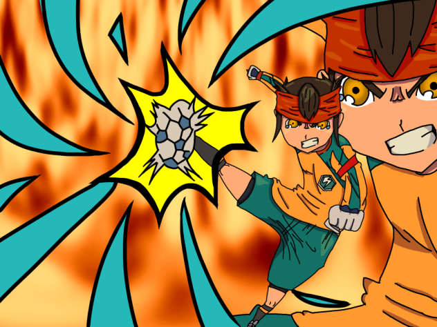 円堂 怒りのシュート！