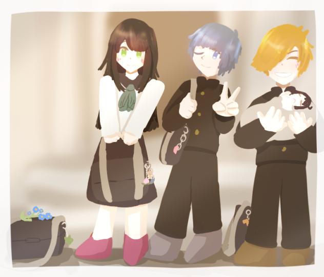 3人友達