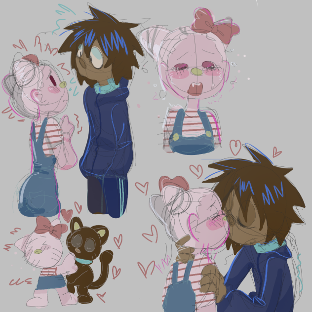 Kitty x Choco ❤️🖤