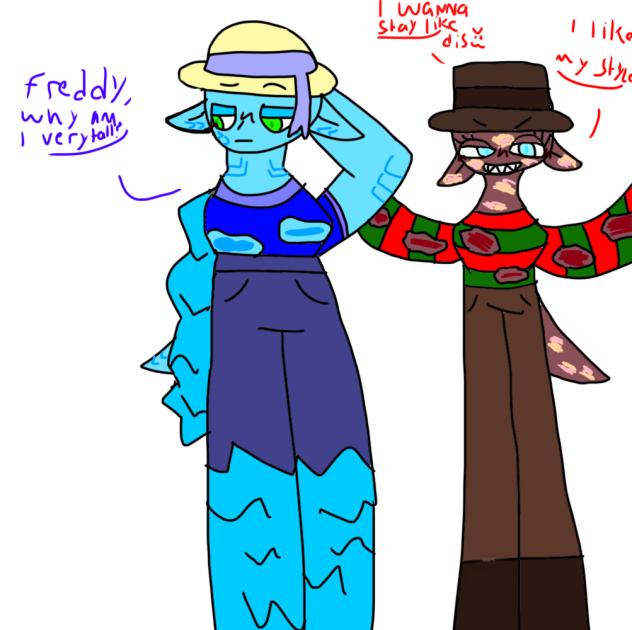 Freddy and Ibis gender swapped 😱