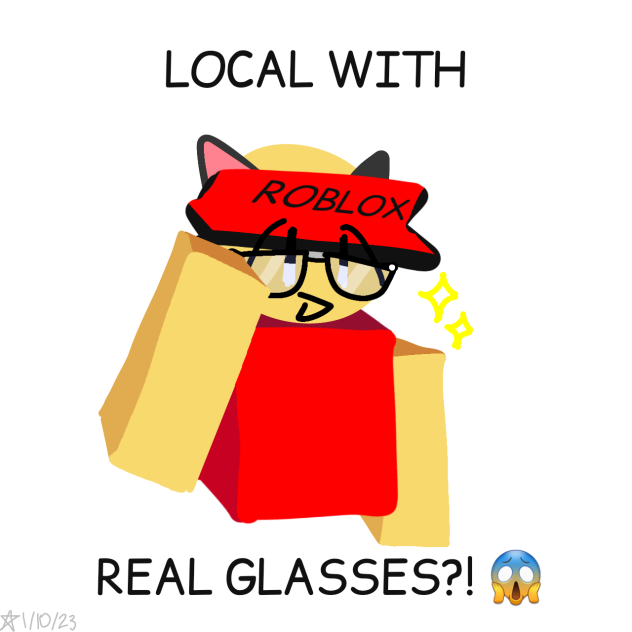 LOCAL WITH REAL GLASSES!! 😱