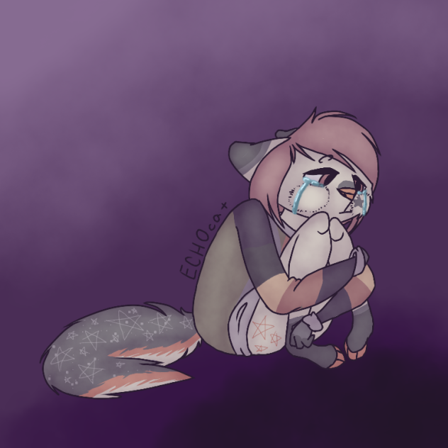 Sad Cat - ibisPaint