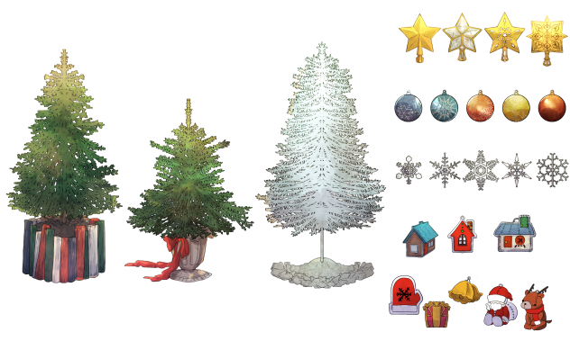 クリスマスツリー　セット