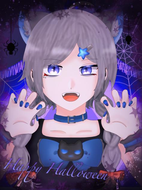 Halloween🐈‍⬛🌟💙