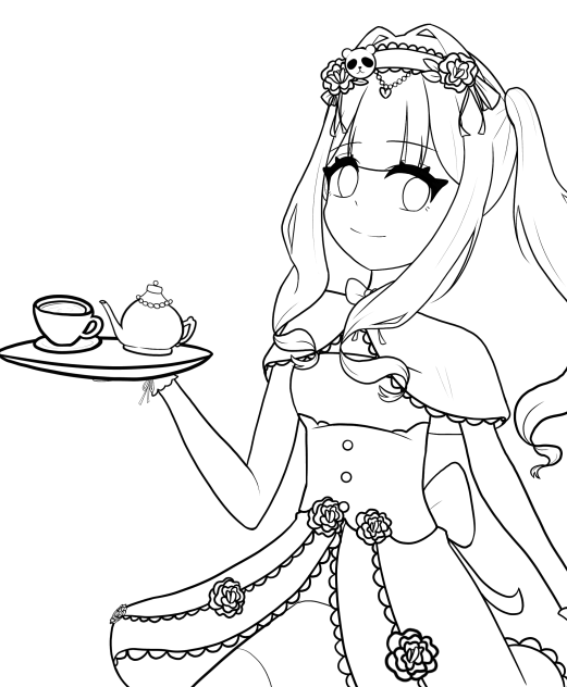 💗☕🤍 [Lineart]
