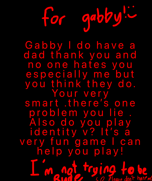 For gabby