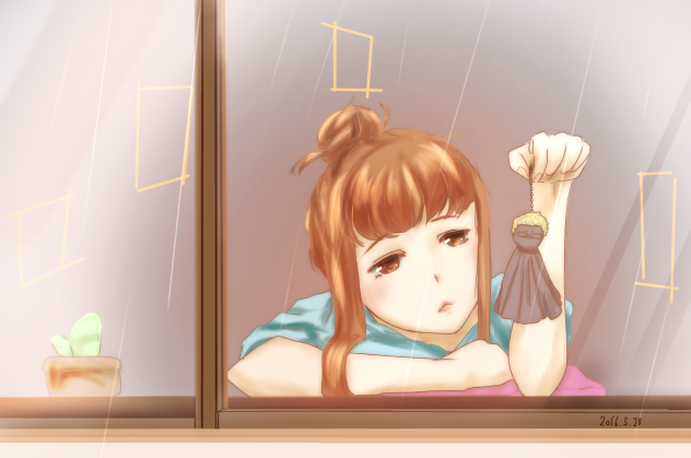 雨やまないなぁ