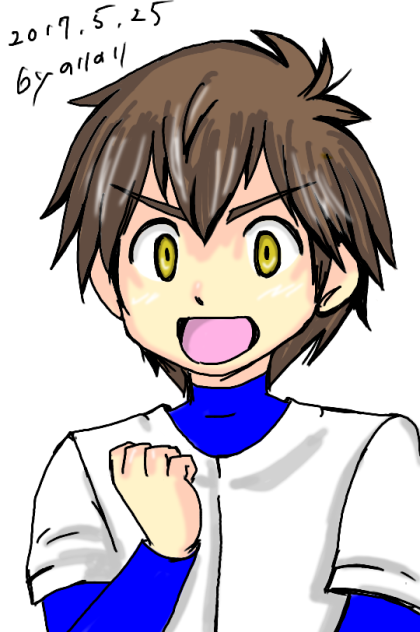 イナズマイレブンの絵柄の沢村栄純