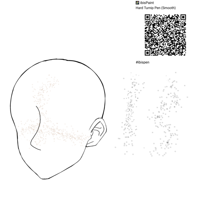 Scan the QR code the freckle brush