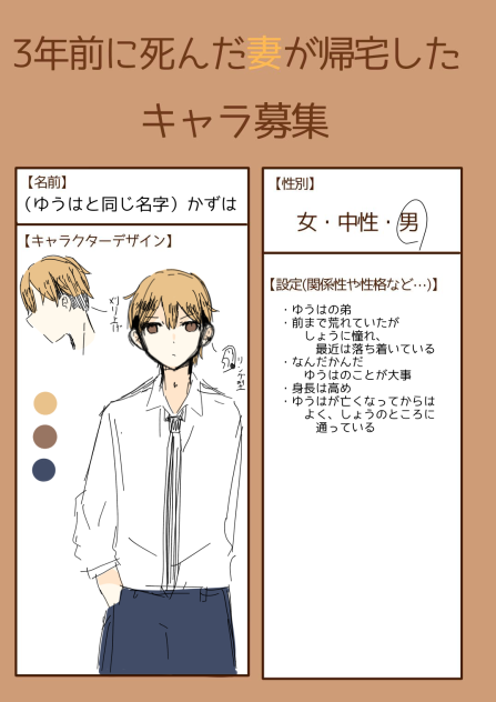３妻のキャラ募参加！