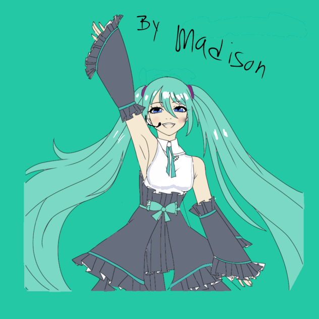 Miku in anime 7