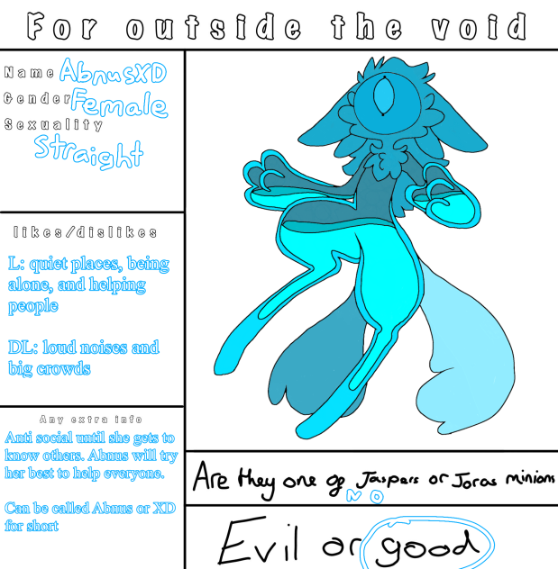 Sheet for Outside the Void