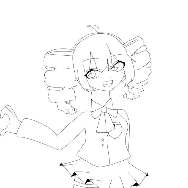 テト　線画