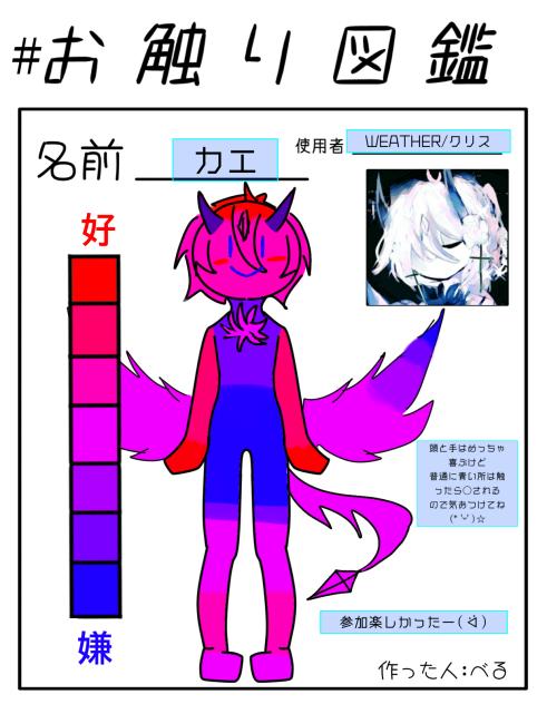 お触り図鑑(カエカエ)