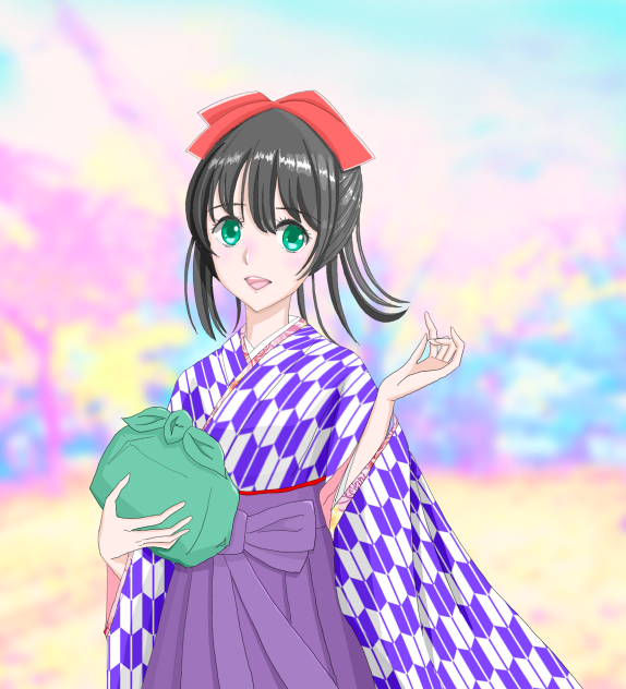 花村紅緒　はいからさんが通るファンアート