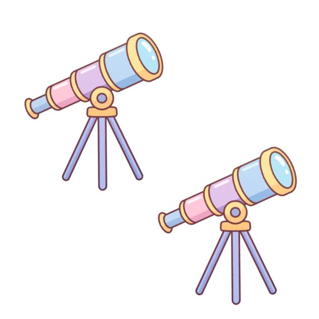 Telescope sticker