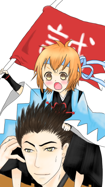 チビ沖田＆こんどーさん