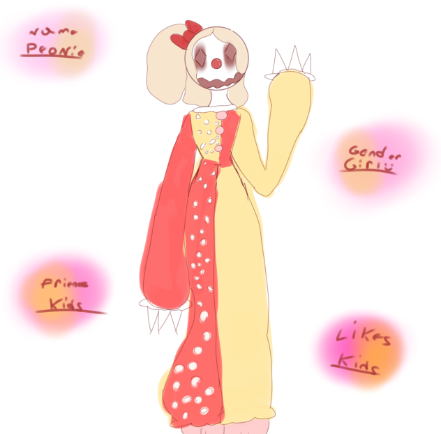 Peonie the clown