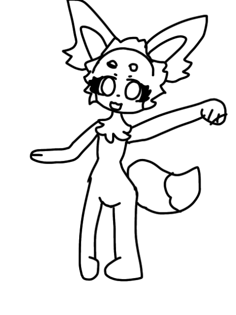 W.I.P shigure ui dance(lineart)