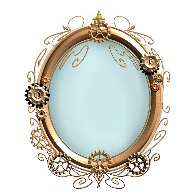 steampunk mirror