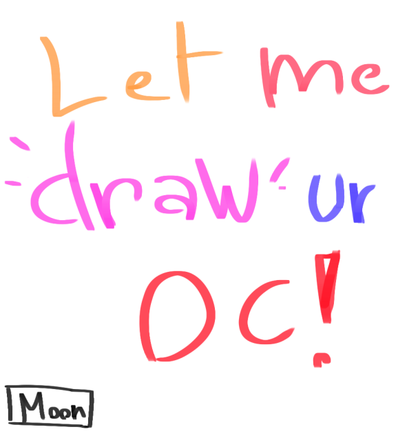 Let me draw your oc(LDYO)