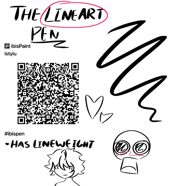 Lineweight lineart brush