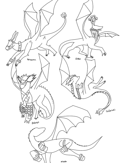 Bnha dragons