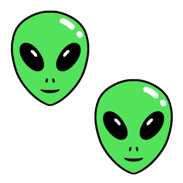 Alien sticker