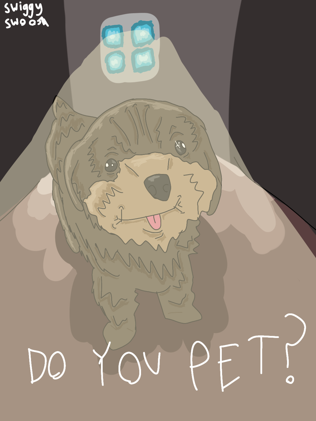 Do you pet the dog - ibisPaint