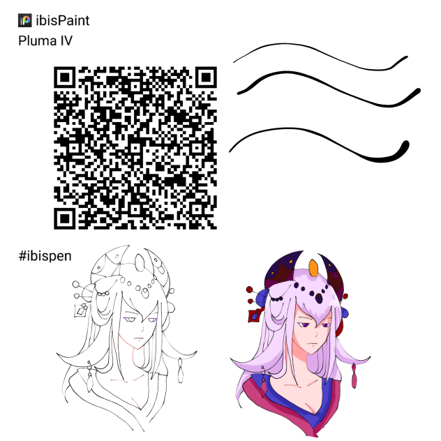 lineart brush ibisPaint