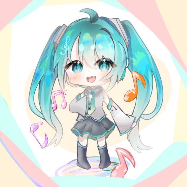 ミクちゃんミニキャラ