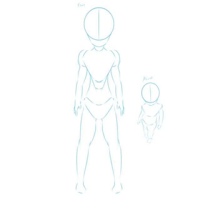 standing base rounded character - ibisPaint