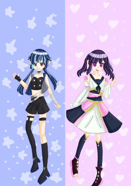 あおいちゃん　しおんちゃん