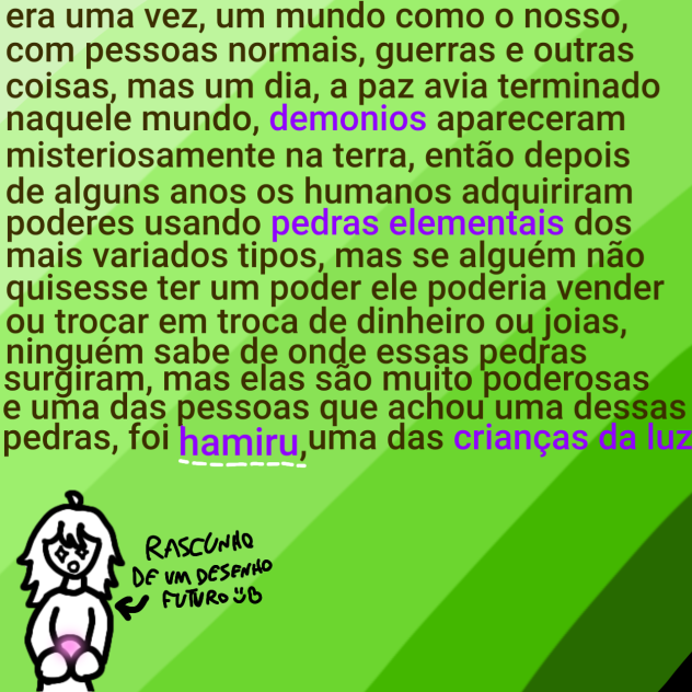 lore do meu mundo! parte 1 ♡origem♡