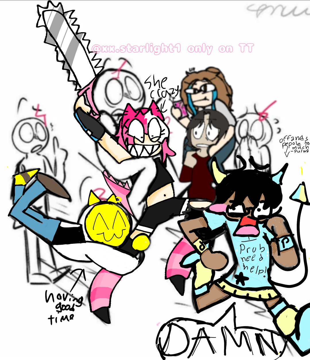 Chaotic collab - ibisPaint
