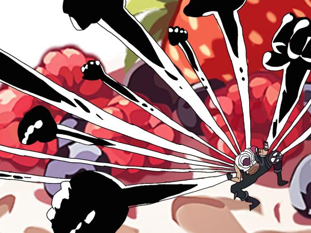 Katakuri's Mochi Punch barraged