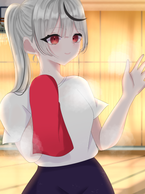 練習疲れたね！
