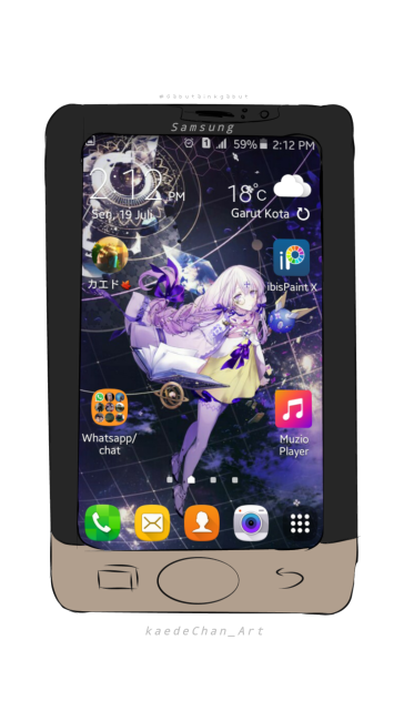 Drawing phone