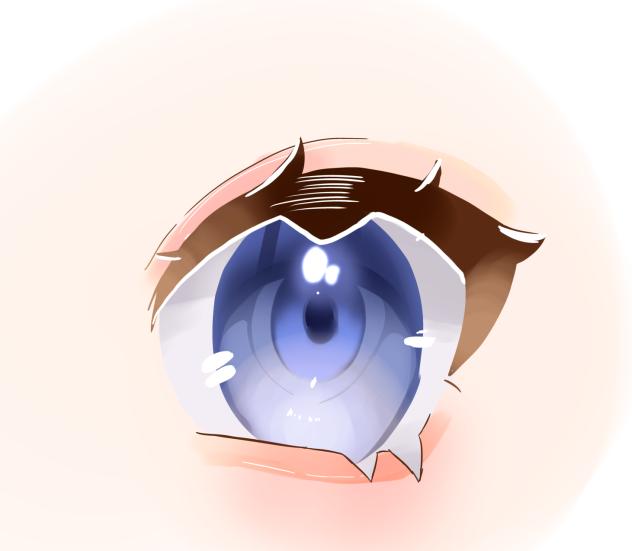 蒼色の眼