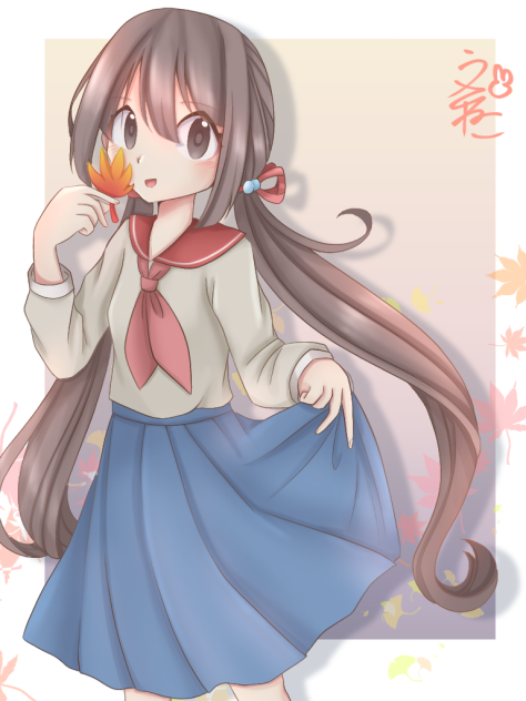 秋ッ 簡単背景バージョン Ibispaint