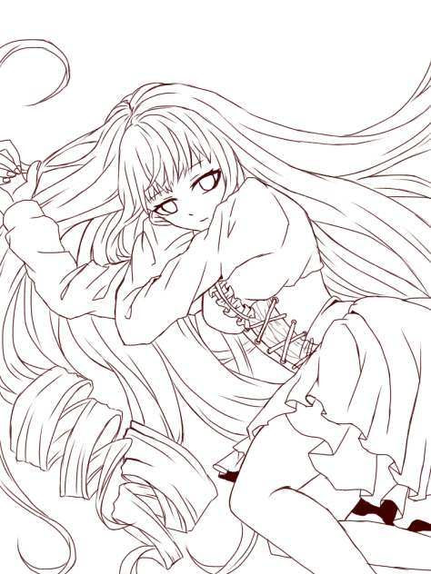 線画 お好きにどうぞ