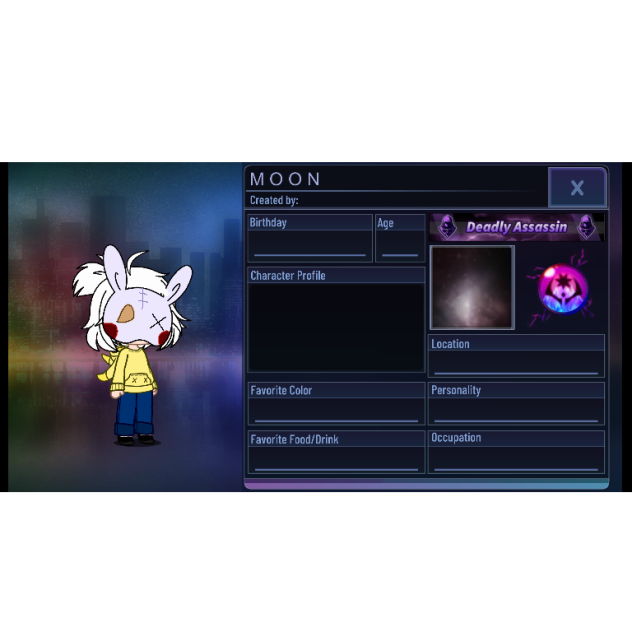 M O O N.. Gacha Club Form