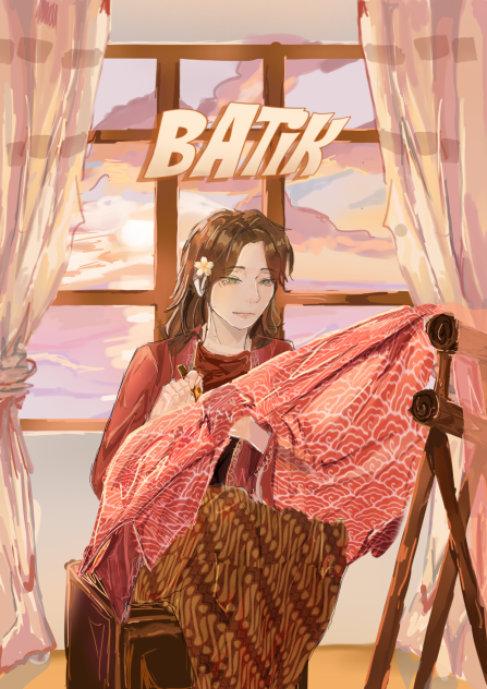 Javanese girl batik.2024.06.01-14.52