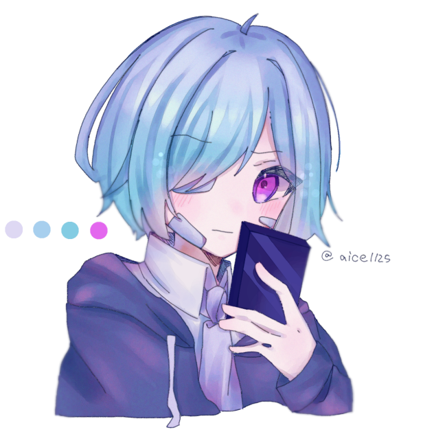 氷菓子様の線画お借りしました✨　２