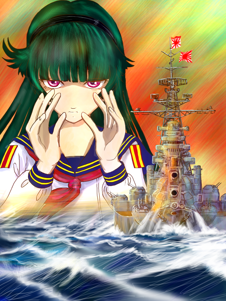帝國軍艦 伊吹 彼方からの閃光 Ibispaint