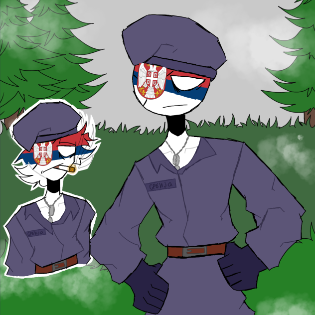 Serbia Countryhumans 🇷🇸