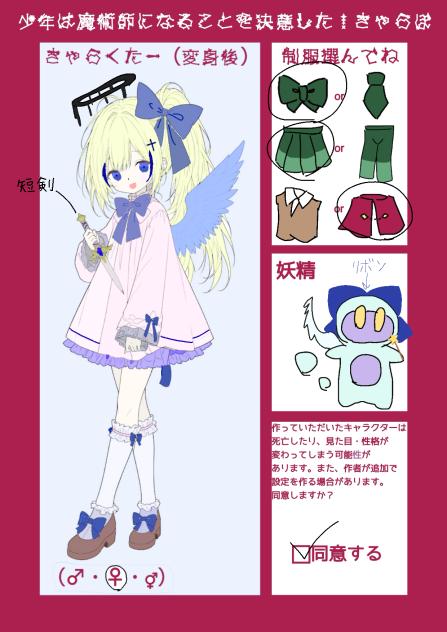 少年は魔術師になることを決意した！キャラ募