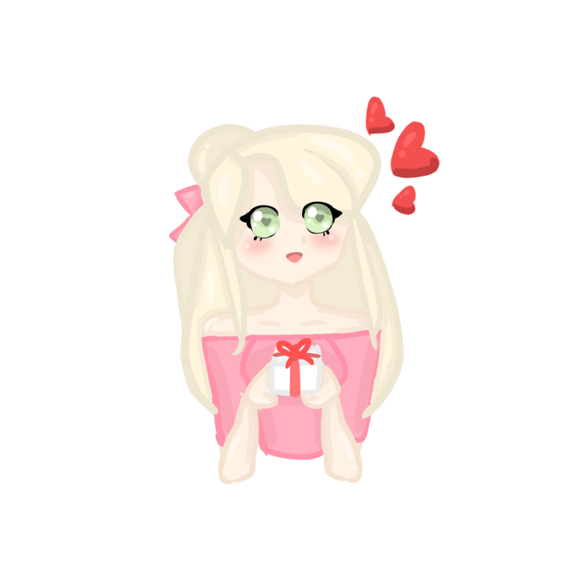 Elaine giving gift