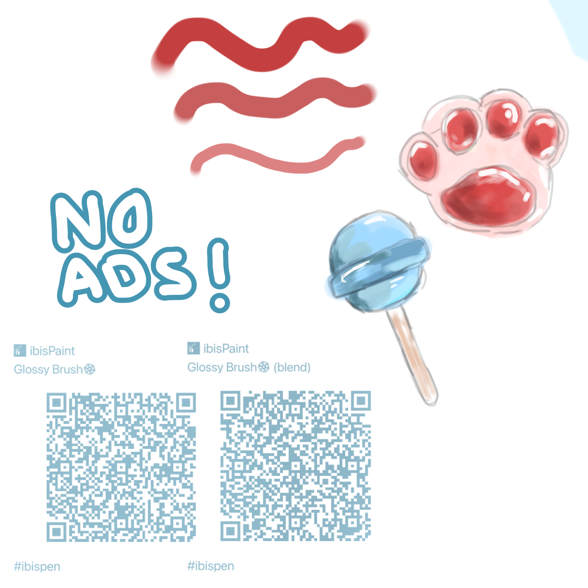 Glossy brush pack - ibisPaint