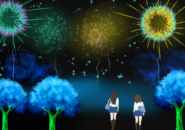 夏には打ち上げ花火みるか